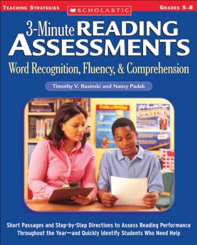3-Minute Reading Assessments Prehension