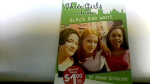 Three Girls in the City Black and White 