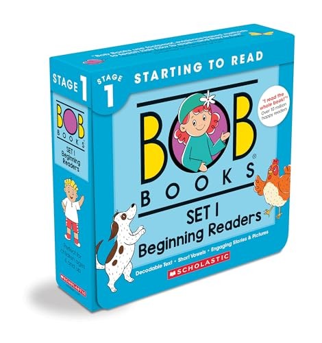 Bob Books: Set 1 - Beginning Readers Box Set (12 Books)