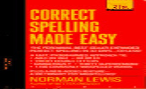 Correct Spelling Made Easy