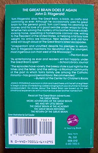 The Great Brain Does It Again Great Brain Book 