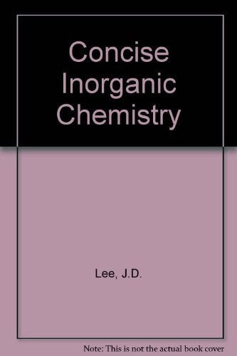 Concise Inorganic Chemistry