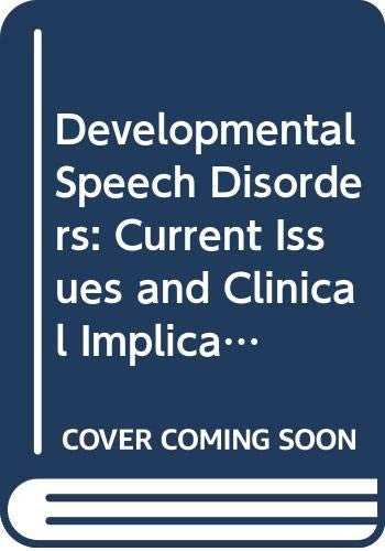 Developmental Speech Disorders
