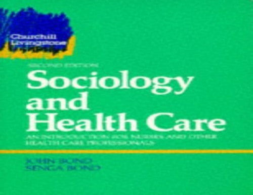 Sociology and Health Care