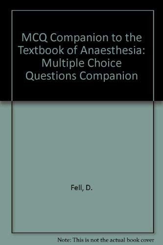 Textbook of Anaesthesia