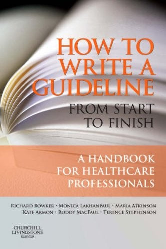 How to Write a Guideline from Start to Finish