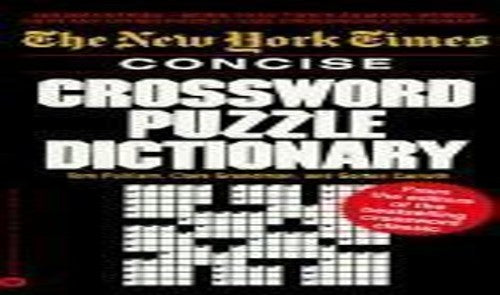 The New York Times Concise Crossword Puzzle Dictionary
