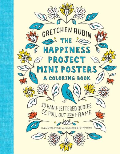The Happiness Project Mini Posters: A Coloring Book