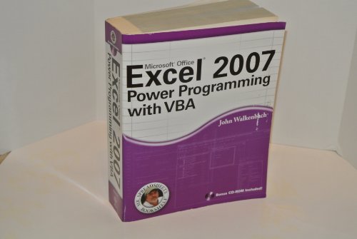 Excel 2007 Power Programming with VBA