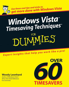 Windows Vista Timesaving Techniques For Dummies 