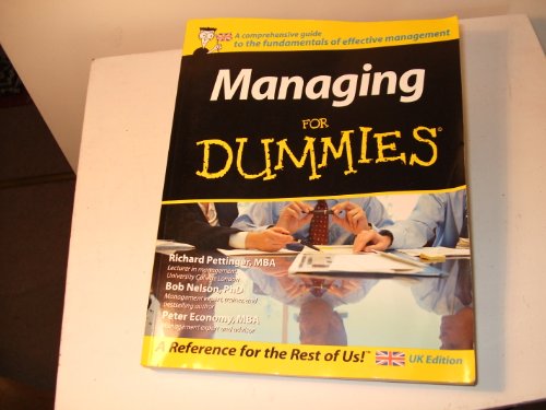 Managing For Dummies