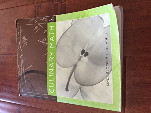 Culinary Math, Third Edition
