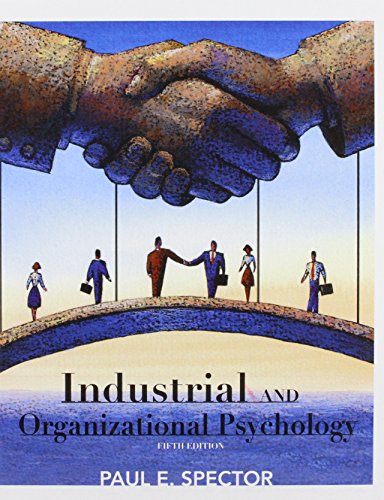 Industrial and Organizational Psychology