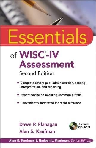 Essentials of WISC-IV Assessment