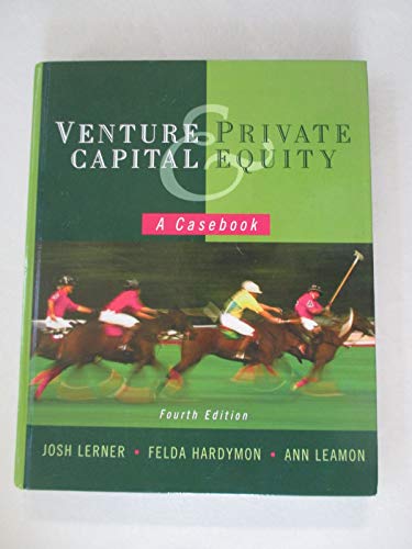 Venture Capital and Private Equity
