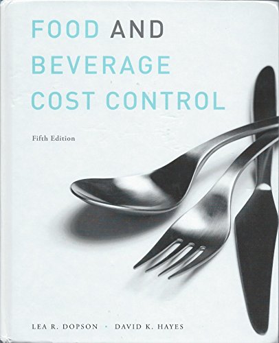 Food and Beverage Cost Control
