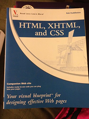HTML, XHTML, and CSS