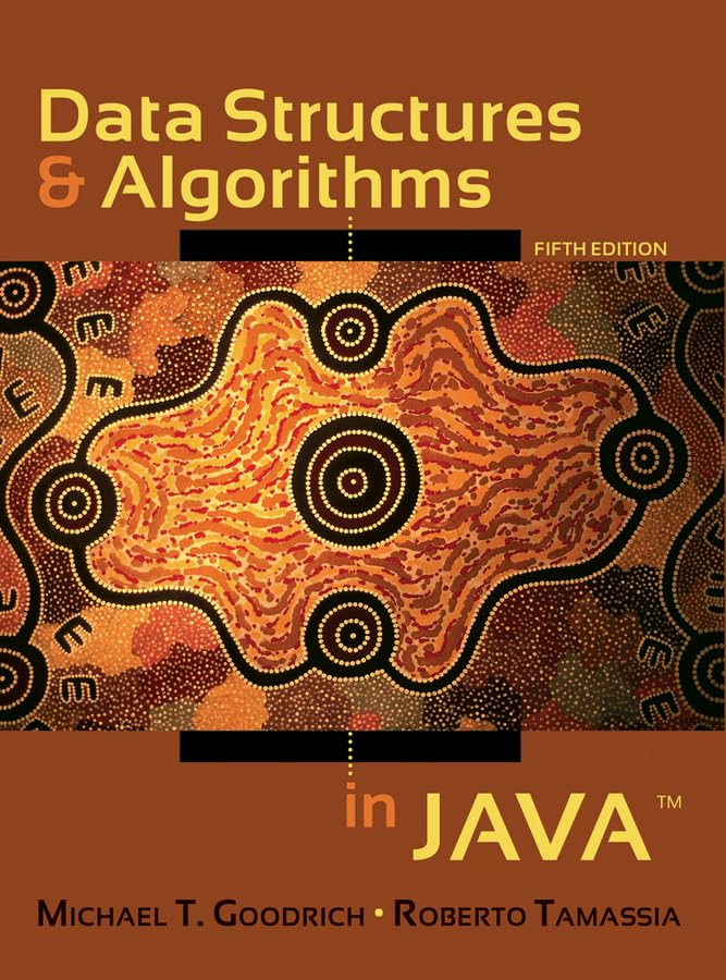 Data Structures and Algorithms in Java, 5e Title Landing Page
