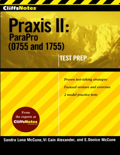 CliffsNotes Praxis II: ParaPro (0755 and 1755)