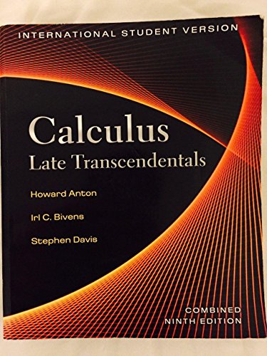 Calculus, International Student Version