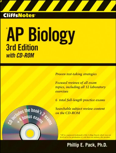 CliffsNotes AP Biology with CD-ROM: 3rd Edition