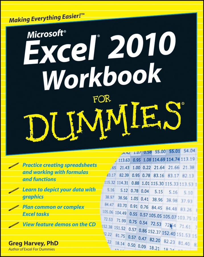 Excel 2010 Workbook For Dummies