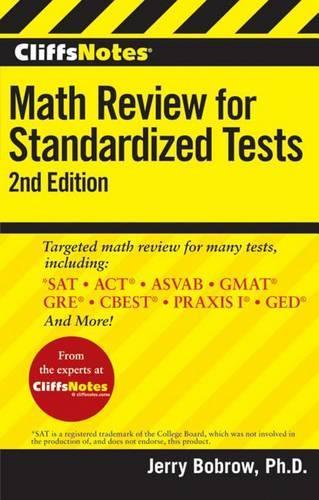 CliffsNotes Math Review for Standardized Tests: 2nd Edition