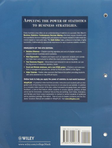 Business Statistics for Contemporary Decision Making