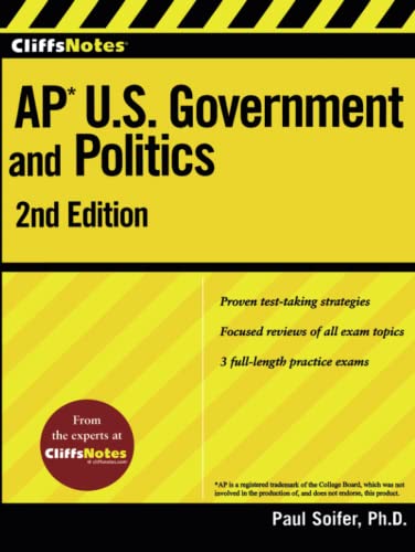 CliffsNotes AP U.S. Government and Politics: 2nd Edition