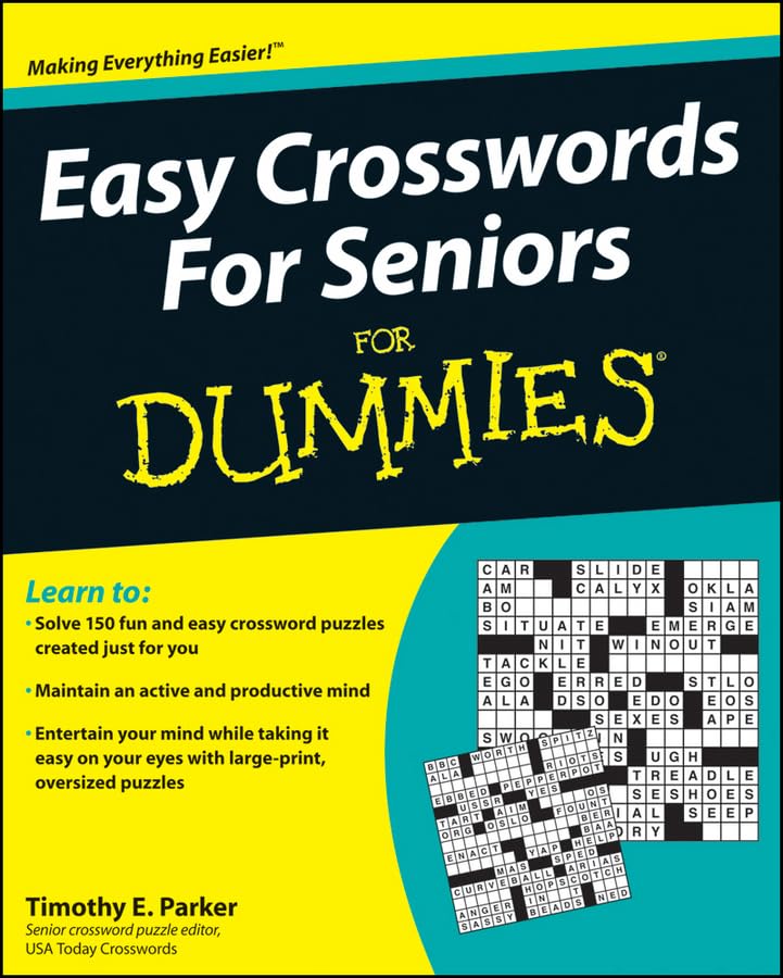 Easy Crosswords for Seniors For Dummies