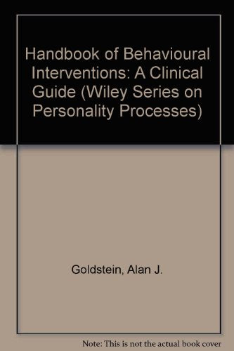 Handbook of Behavioural Interventions