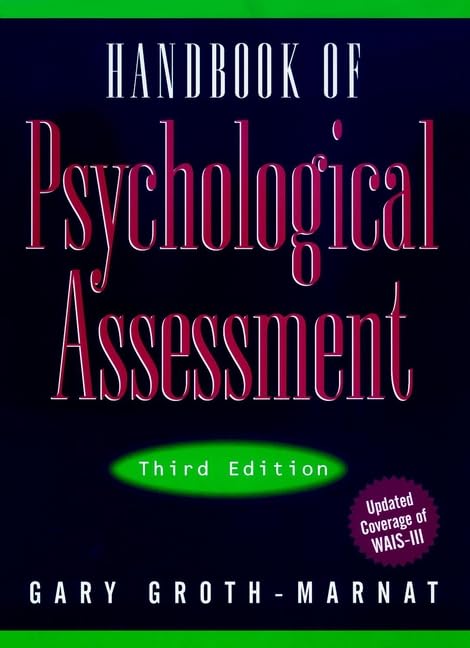 Handbook of Psychological Assessment