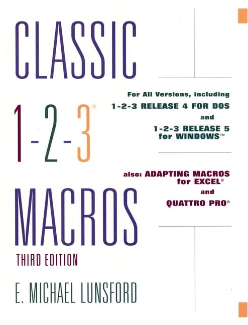 Classic 1-2-3 Macros