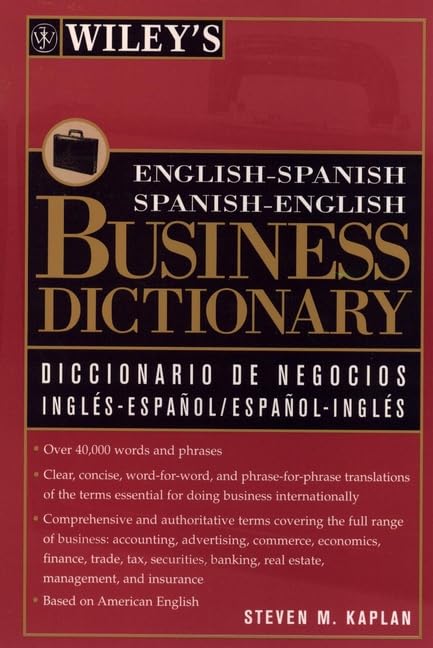 Wiley's English-Spanish, Spanish-English Business Dictionary