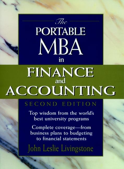 The Portable MBA in Finance and Accounting