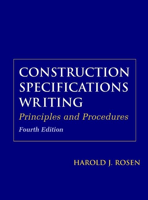 Construction Specifications Writing
