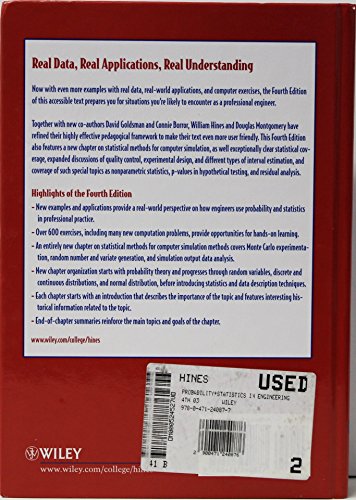 Probability and Statistics in Engineering