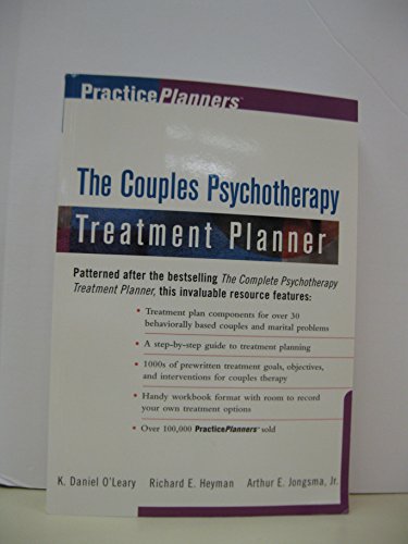 The Couples Therapy Treatment Planner