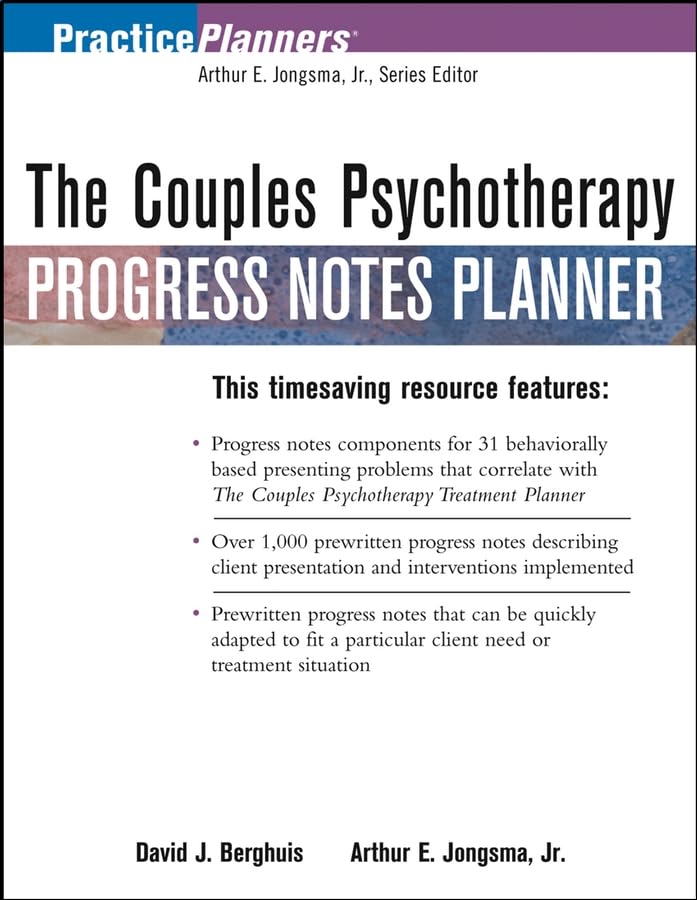 The Couples Psychotherapy Progress Notes Planner