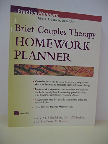 Brief Couples Therapy Homework Planner
