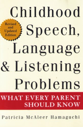 Childhood Speech, Language and Listening Problems