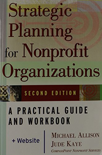Strategic Planning for Nonprofit Organizations
