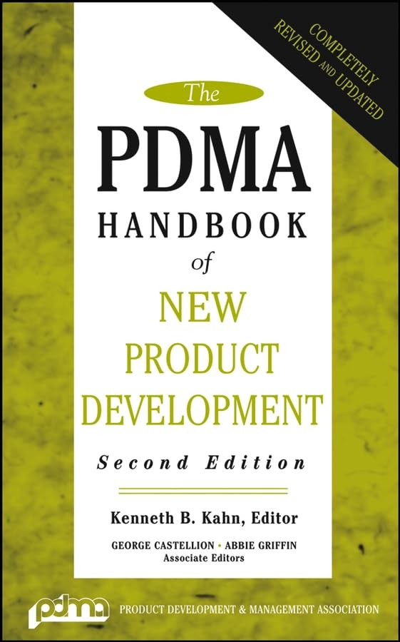 The PDMA Handbook of New Product Development