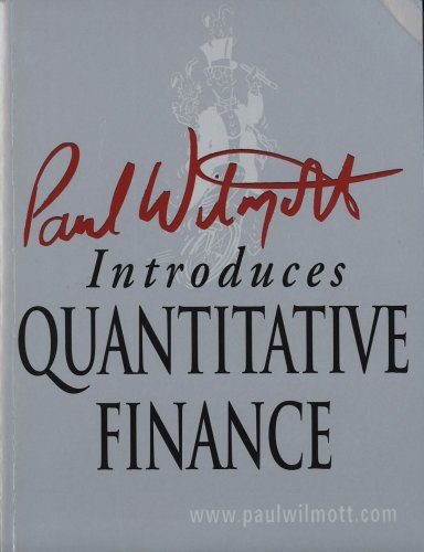 Paul Wilmott Introduces Quantitative Finance