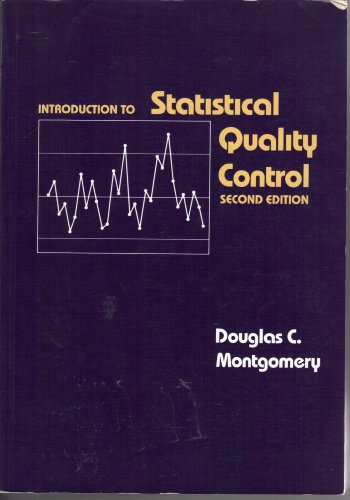 Introduction to Statistical Quality Control
