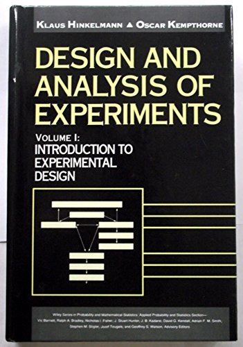 Design and Analysis of Experiments