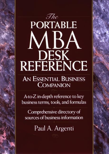 The Portable MBA Desk Reference