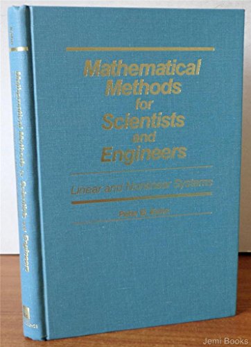 Mathematical Methods for Scientists and Engineers