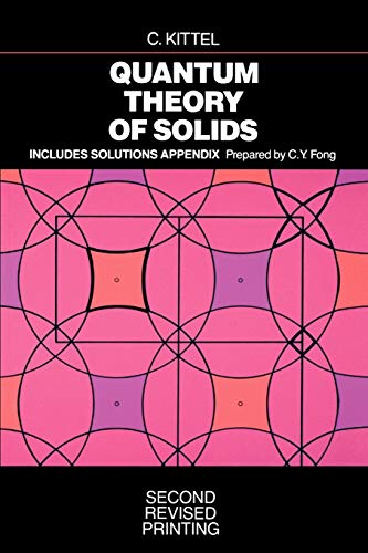 Quantum Theory of Solids