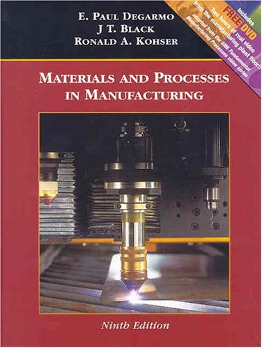 Materials and Processes in Manufacturing